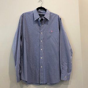 Polo Ralph Lauren mens button up plaid classic fit shirt size XL
